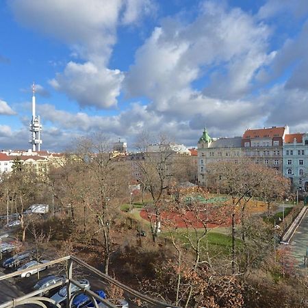 Wonderful Apartment In Vinohrady Prag Exteriör bild