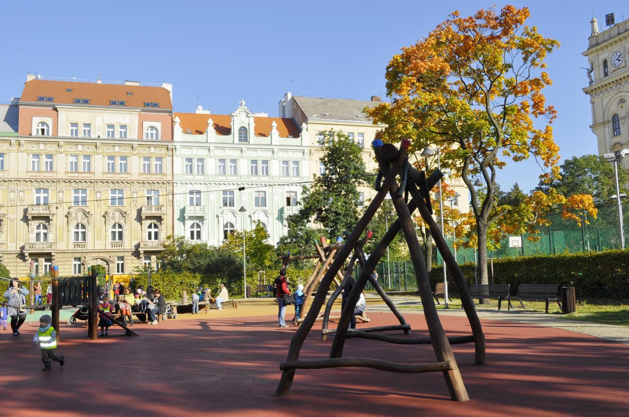 Wonderful Apartment In Vinohrady Prag Exteriör bild